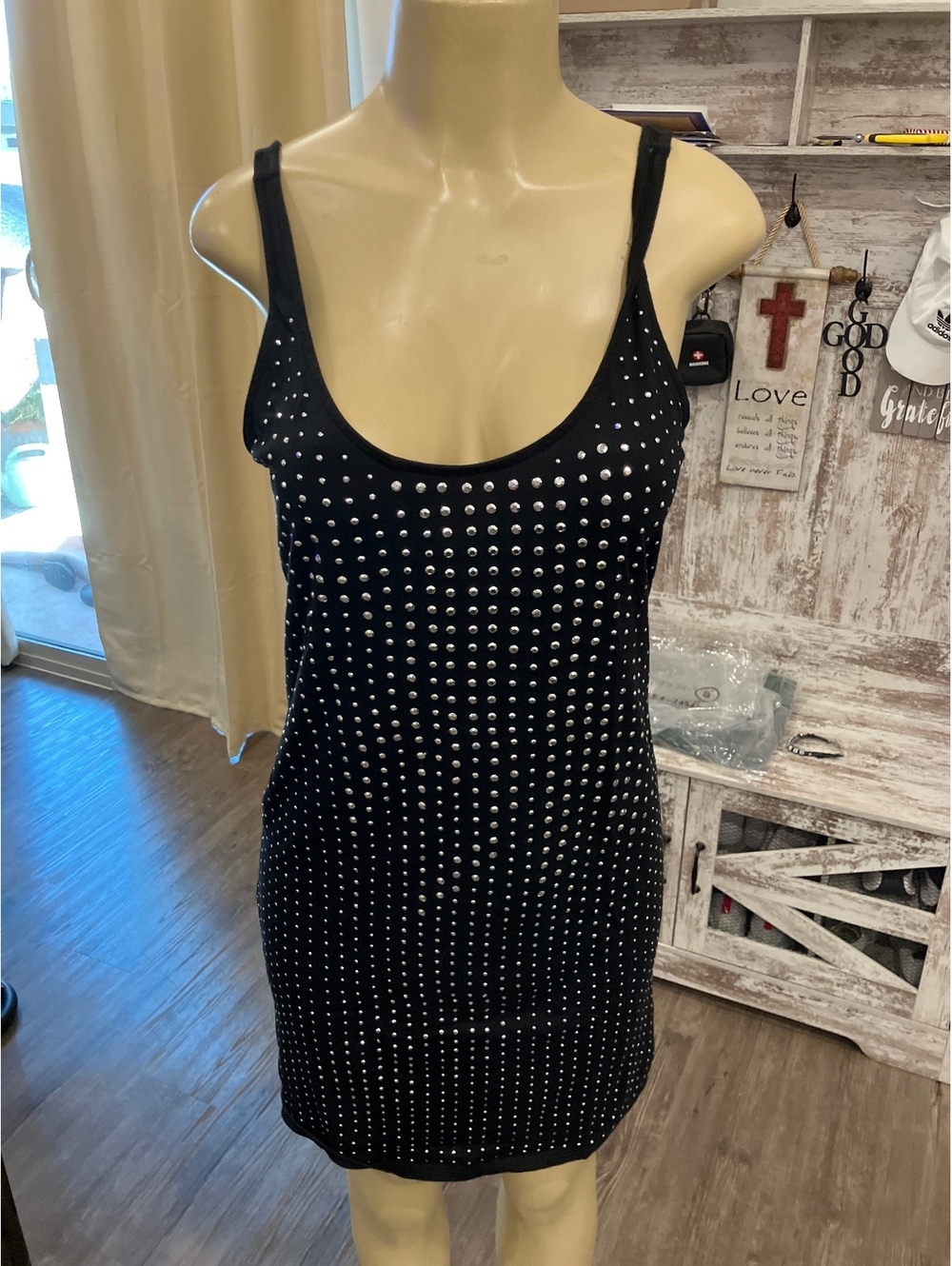 NWOT Express Black Sleeveless Mini Dress